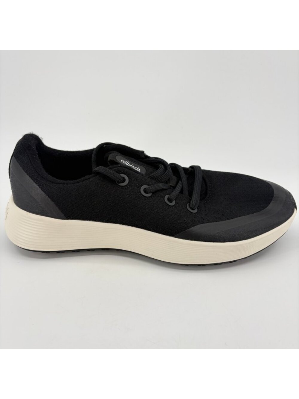 Allbirds Wool Runner Protect Mens Size 14 Black White Running Shoes Sneakers